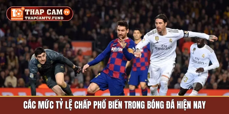Các mức tỷ lệ chấp phổ biến trong bóng đá hiện nay