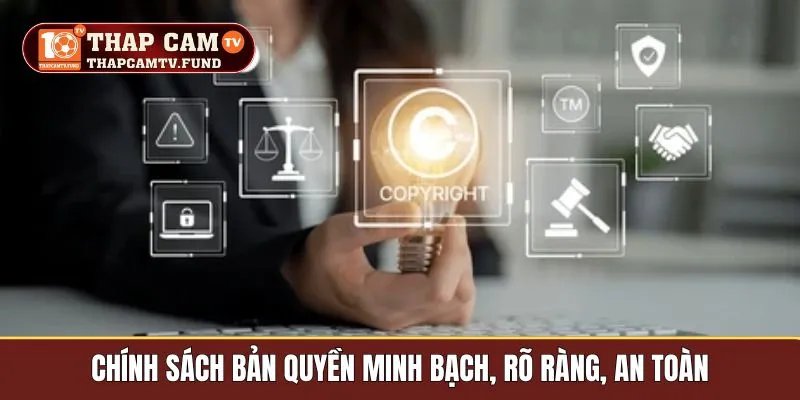 Chính sách bản quyền minh bạch, rõ ràng, an toàn