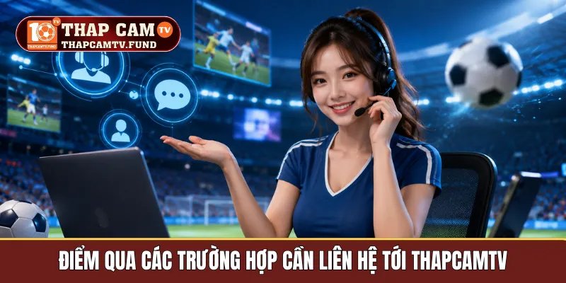 Điểm qua các trường hợp cần liên hệ tới Thapcamtv