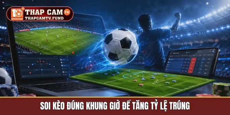 Soi kèo đúng khung giờ để tăng tỷ lệ trúng